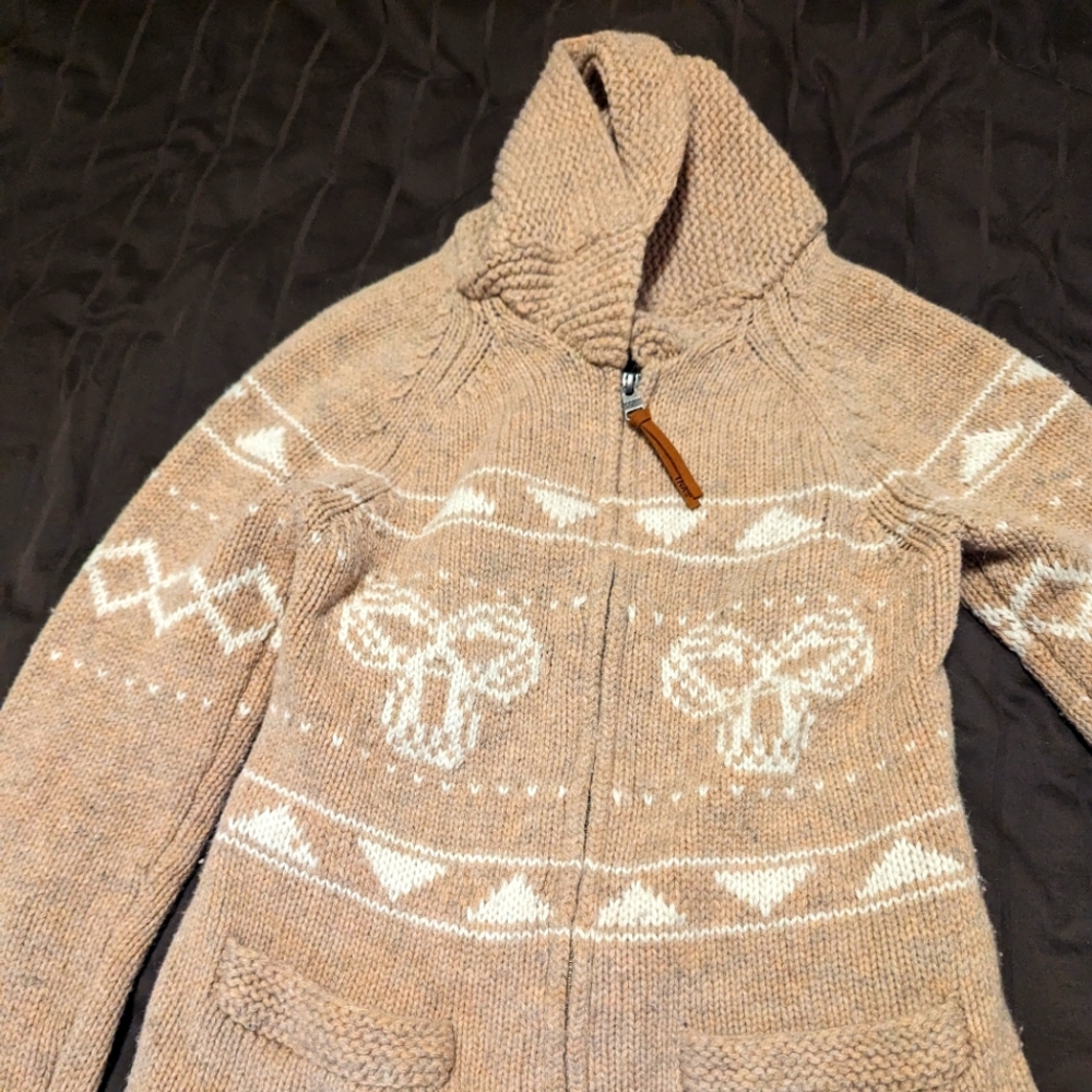 Aritzia TNA Lambswool Zip Sweater